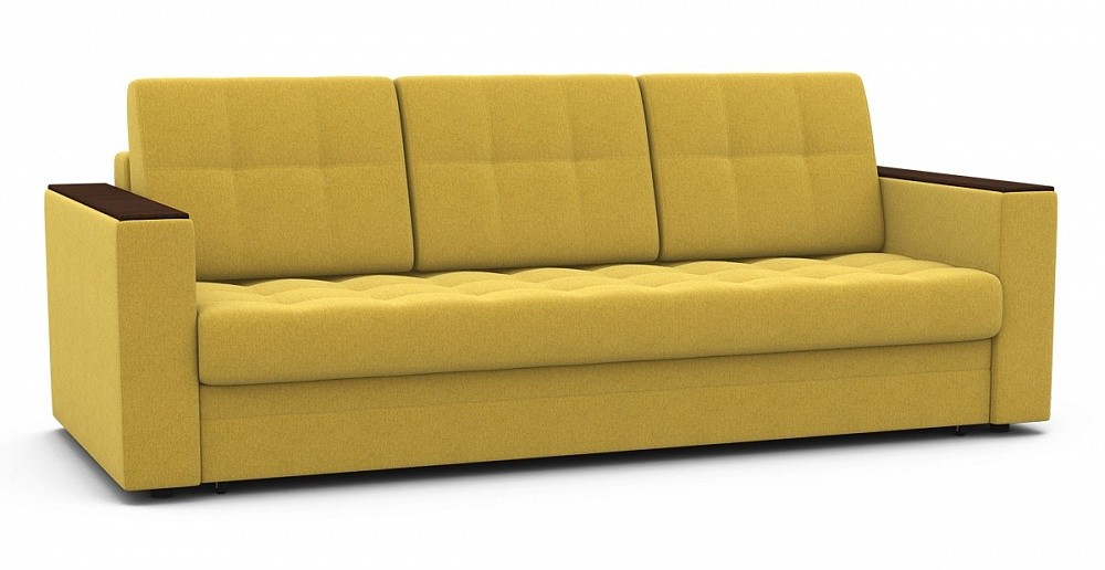 фото Диван-кровать элегантный стиль атланта 2, желтый