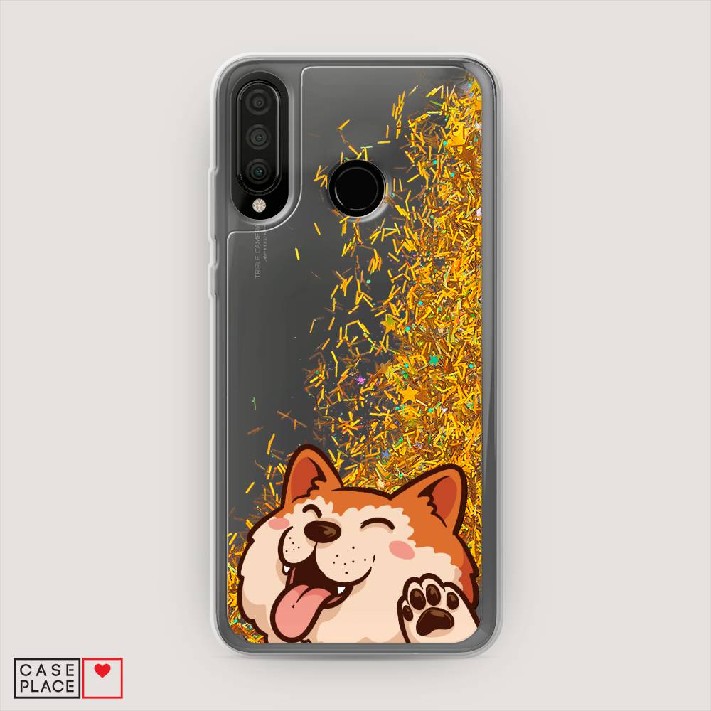 

Чехол Awog на Honor 20 Lite 2020 "Акита-ину машет", Оранжевый, 611290-1