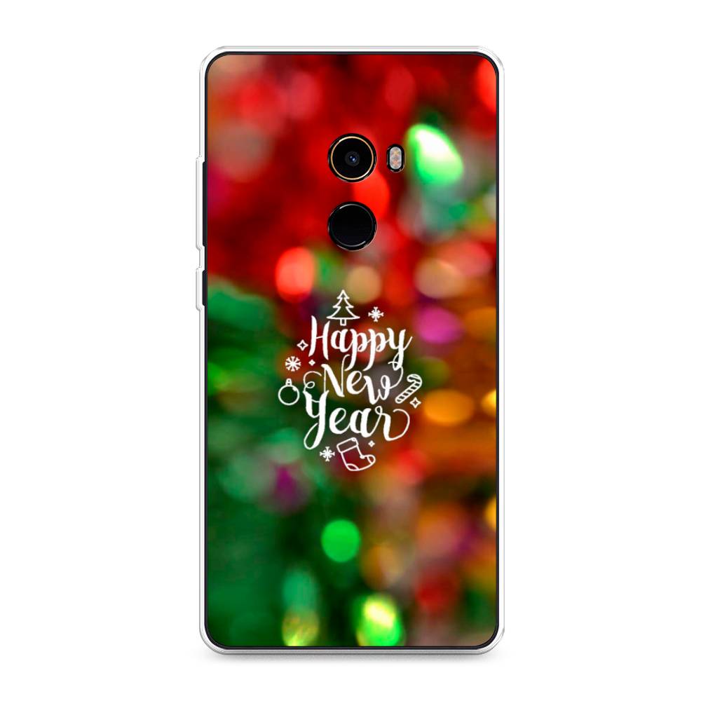 

Чехол на Xiaomi Mi Mix 2 "Новый Год на елке", Зеленый;красный;желтый, 32550-5