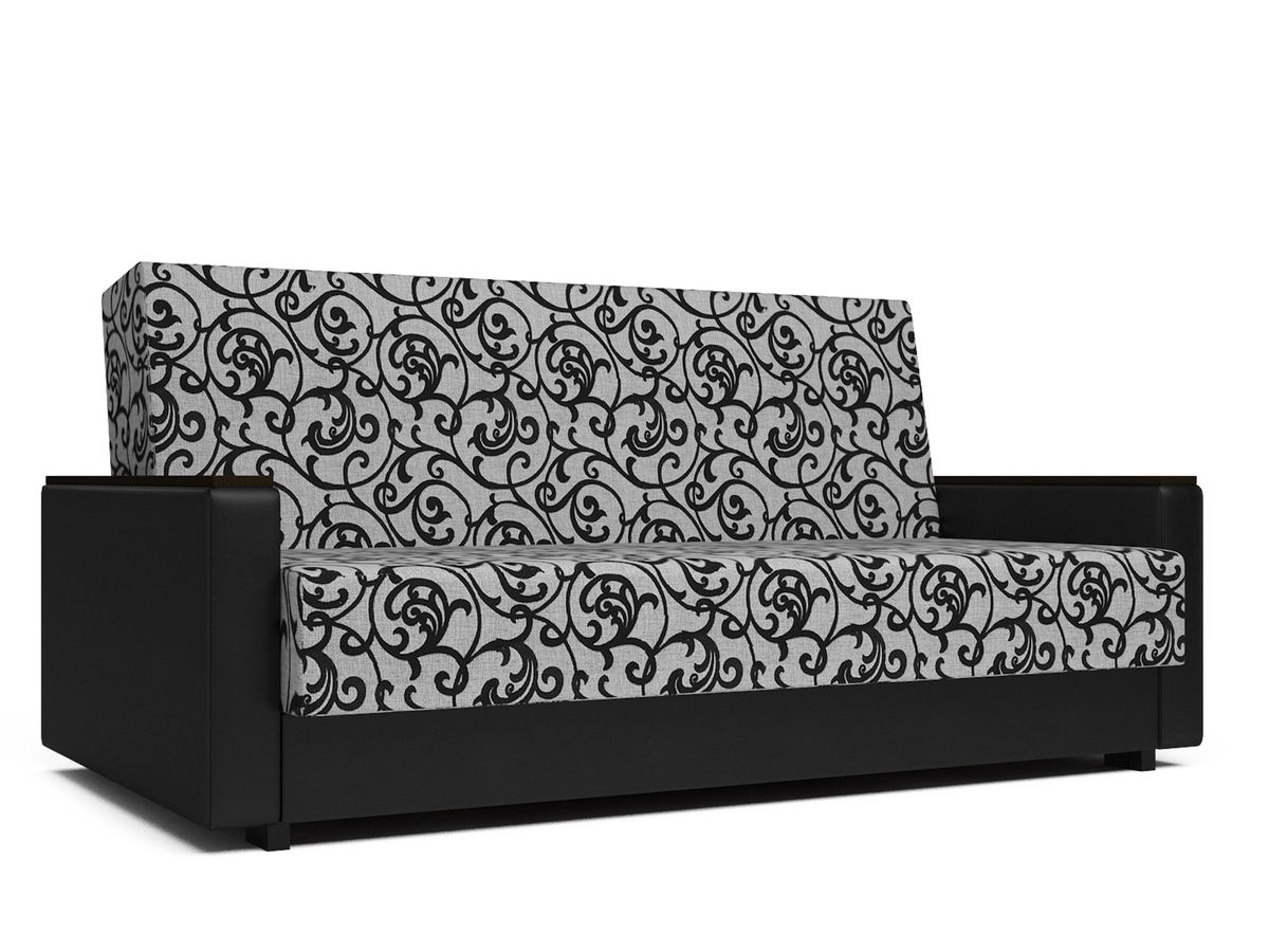 фото Диван-кровать элегантный стиль фолиант, серый/черный