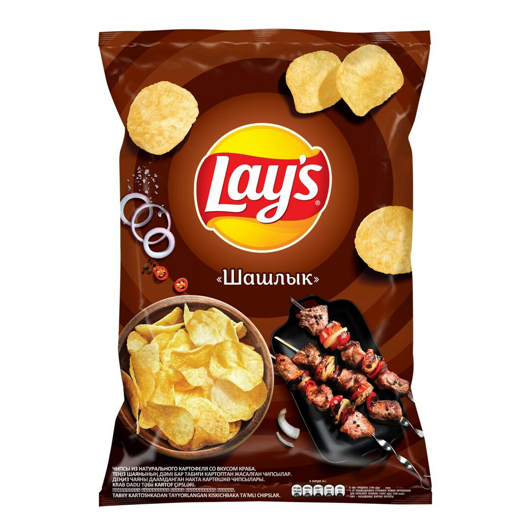 Чипсы картофельные Lay's шашлык 70 г