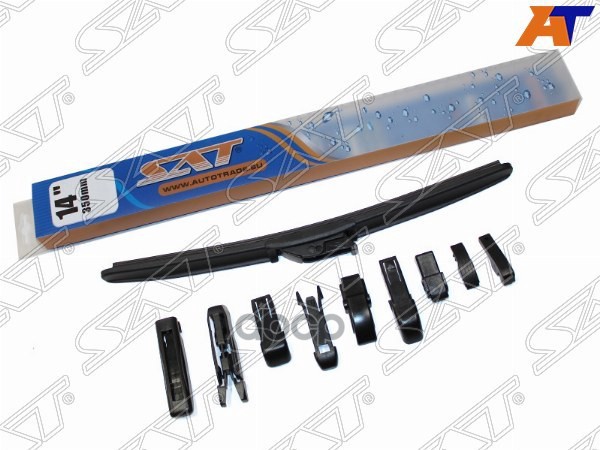 

Щетка Стеклоочистителя Бескаркасная 14 (350mm) Sat арт. ST-WB2-14-RHD