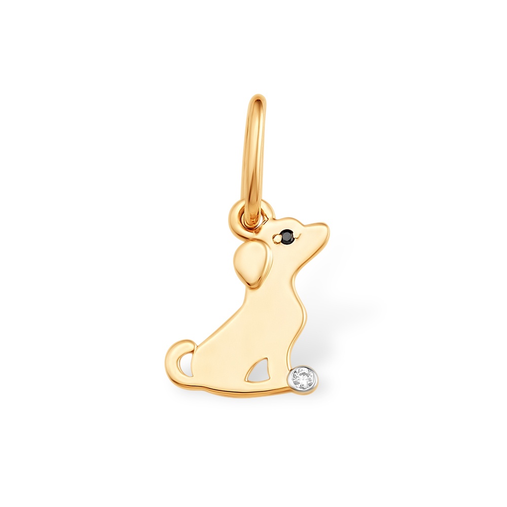 

Подвеска из красного золота с фианитом 585Gold 303002827, 303002827