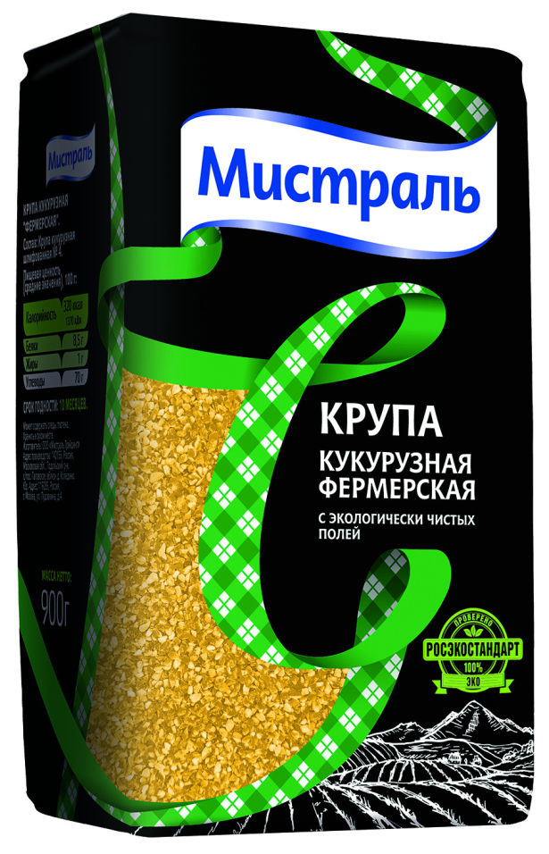 Крупа Мистраль Кукурузная Фермерская 900г