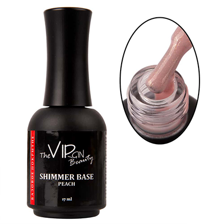 

База для гель-лака The Virgin Beauty, Shimmer Peach, 17 мл
