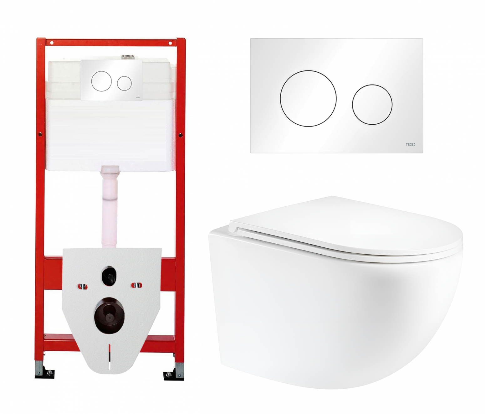 

Комплект: инсталляция Tece Loop + унитаз Unico Tornado + кнопка белая, 553882