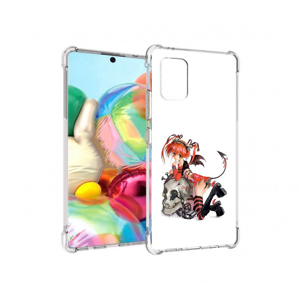 

Чехол MyPads Tocco для Samsung Galaxy A71 аниме (PT226912.529.221), Прозрачный, Tocco