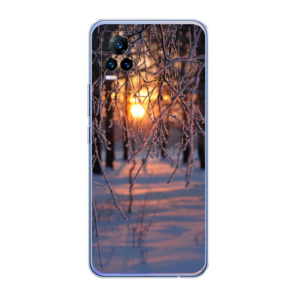 

Чехол для Vivo V21e 4G "Зима 7", Оранжевый;розовый;черный, 264550-2
