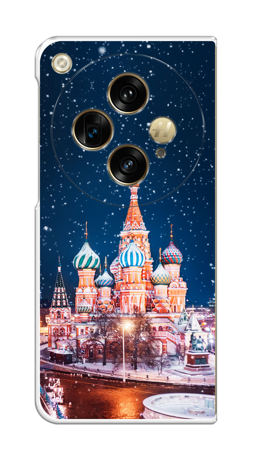 

Чехол на Oppo Find N3/OnePlus Open "Москва 1", Коричневый;синий;белый, 154350-1