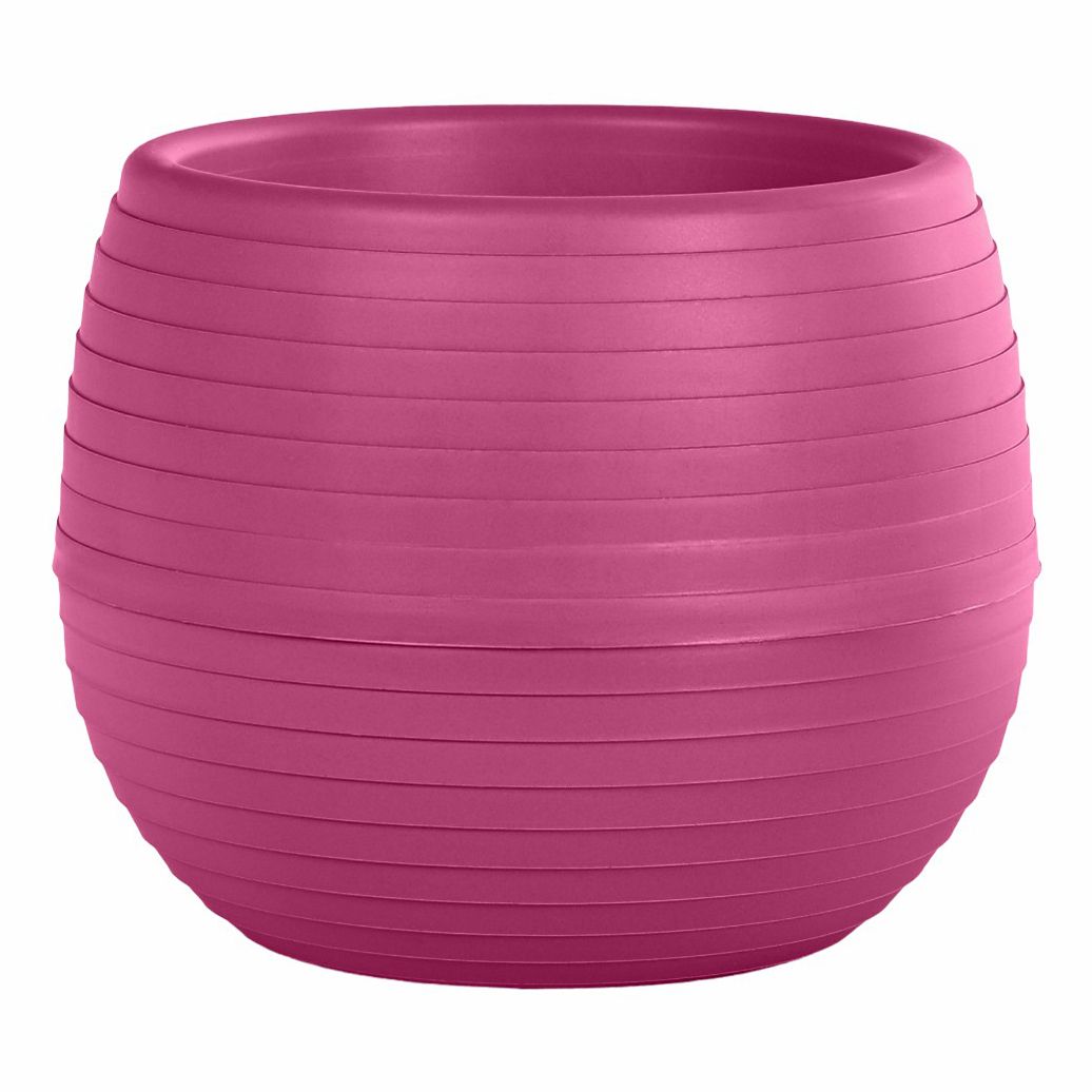 

Цветочное кашпо Serinova Elvan colorful 1,3 л вишневый 1 шт., Розовый, Elvan colorful