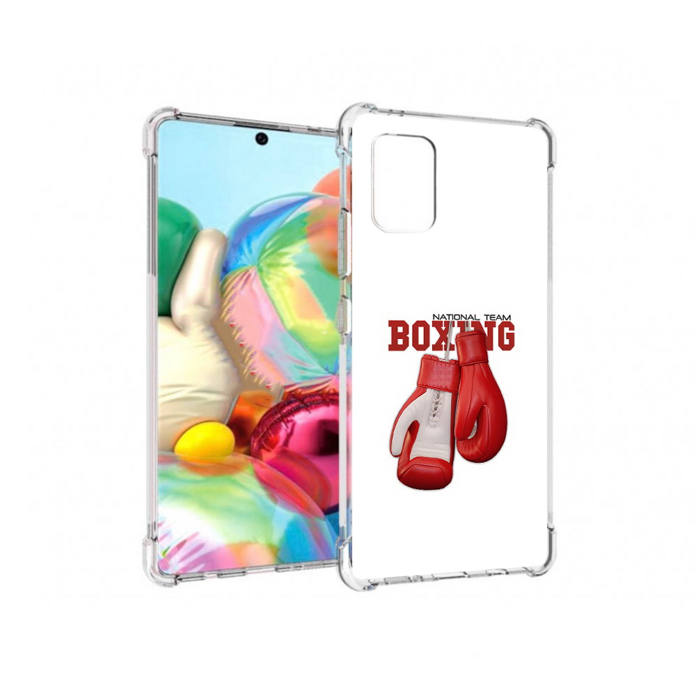 Чехол MyPads Tocco для Samsung Galaxy A71 боксерские перчатки (PT226912.529.244)