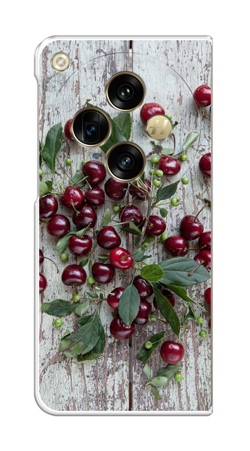 

Чехол на Oppo Find N3/OnePlus Open "Вишня", Бордовый;зеленый;серый, 154350-1