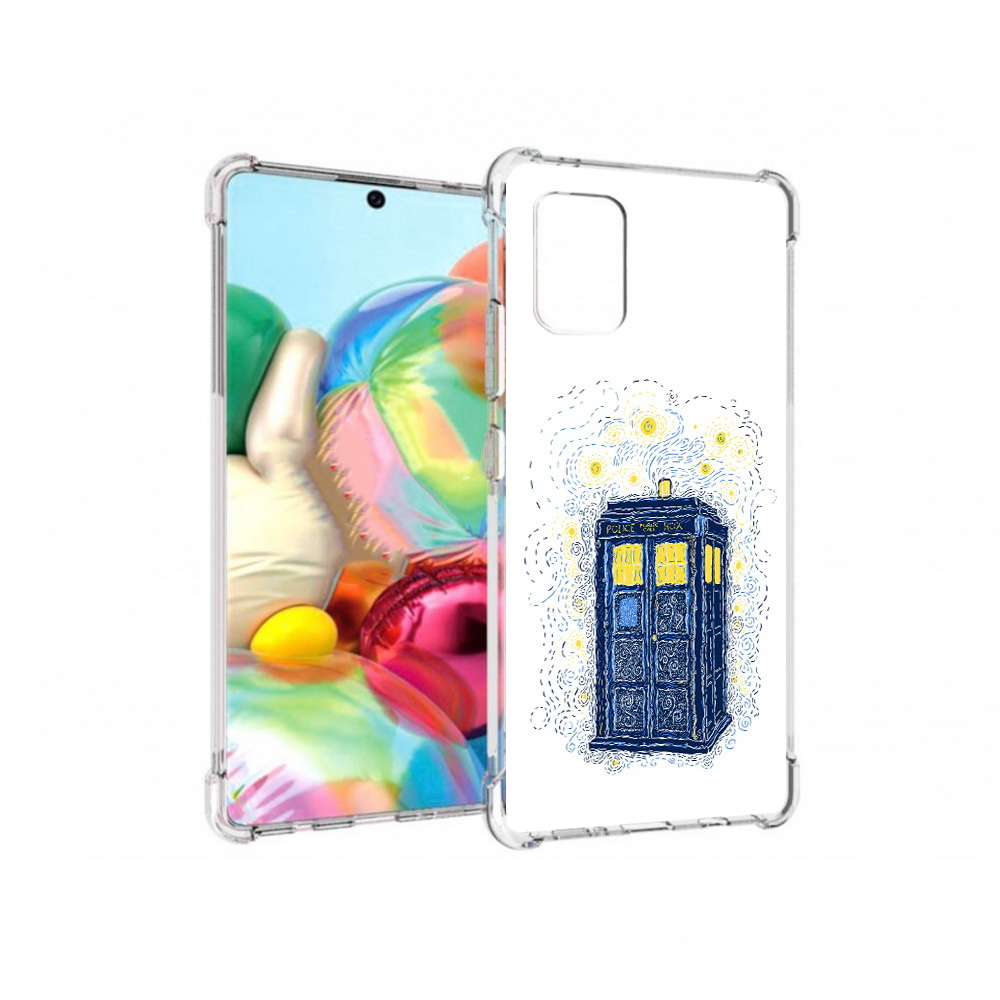 

Чехол MyPads Tocco для Samsung Galaxy A71 будка рисунок (PT226912.529.249), Прозрачный, Tocco
