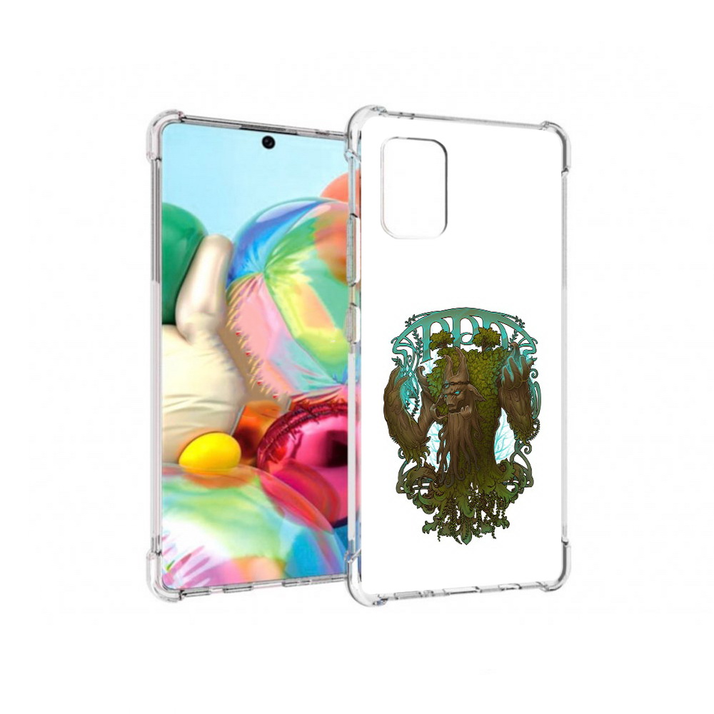 

Чехол MyPads Tocco для Samsung Galaxy A71 trent protector (PT226912.529.25), Прозрачный, Tocco