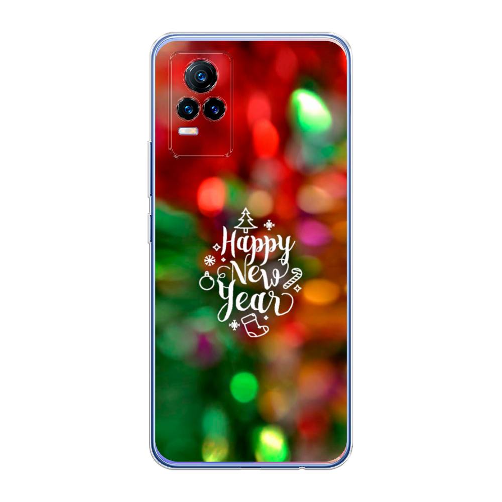 

Чехол для Vivo V21e 4G "Новый Год на елке", Зеленый;красный;желтый, 264550-5