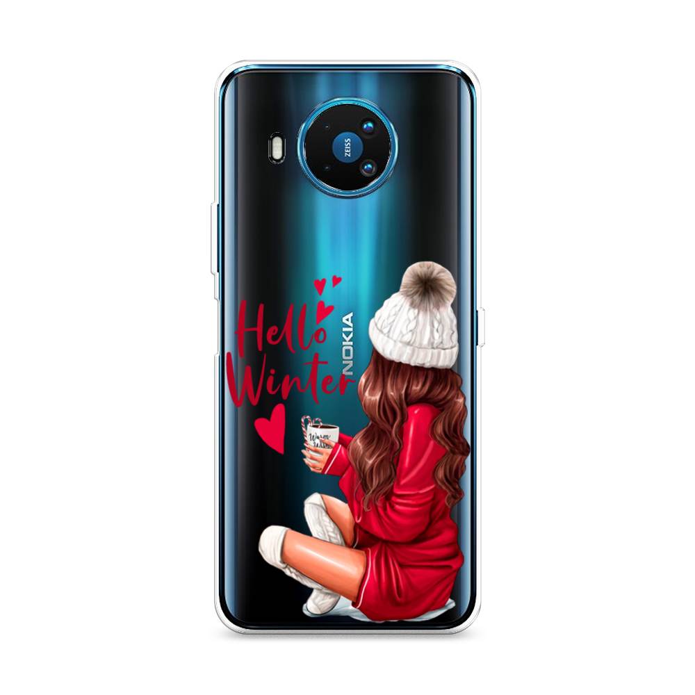 

Чехол на Nokia 8.3 "Hello winter", Красный;белый;коричневый, 123550-5