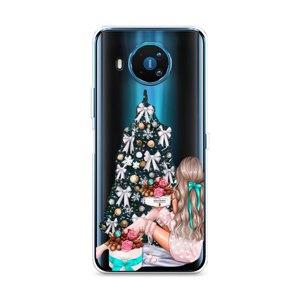 

Чехол на Nokia 8.3 "New Year", Зеленый;бежевый;голубой, 123550-5
