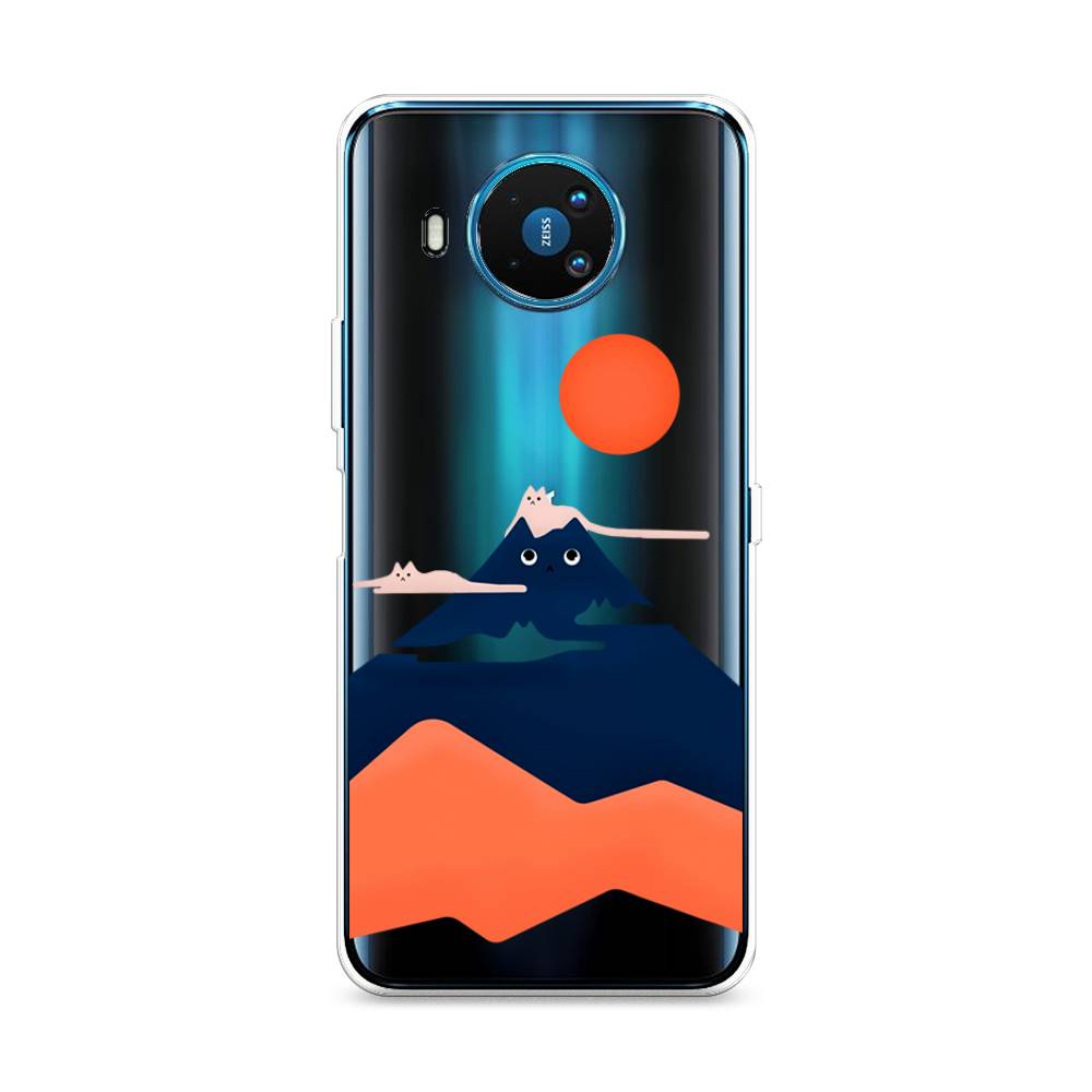 

Чехол на Nokia 8.3 "Кот-гора", Черный;оранжевый, 123550-4