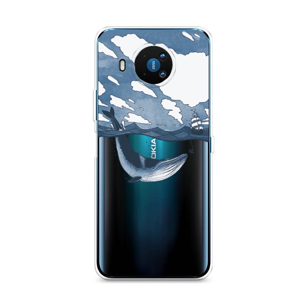 

Чехол на Nokia 8.3 "Большой кит", Синий, 123550-1