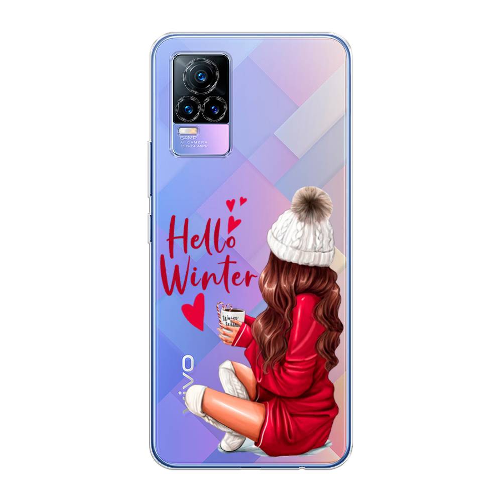 

Чехол для Vivo V21e 4G "Hello winter", Красный;белый;коричневый, 264550-5