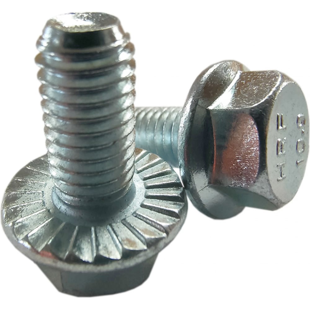

ZAMETAL Болт с фланцем 10x30 * 10.9 DIN 6921 оц.,с насеч. уп. 160 шт ZA082747