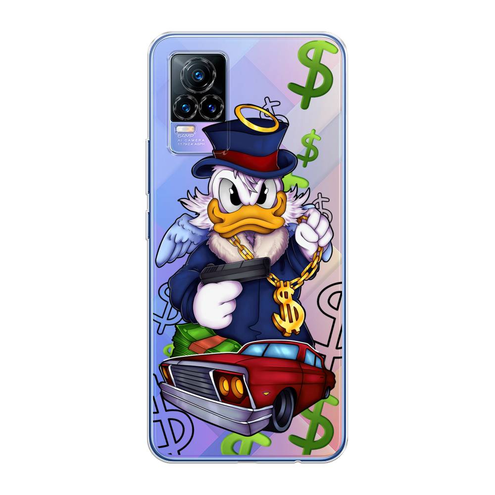 

Чехол на Vivo V21e 4G "Scrooge McDuck with a Gold Chain", Красный;синий;белый, 264550-6