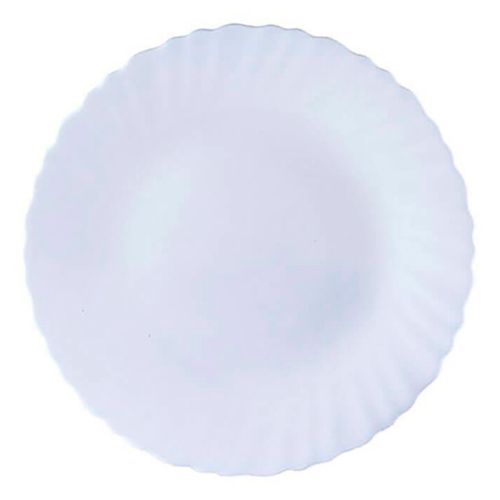 Тарелка десертная Yuefeng Allettante yf0002 стекло белая 19 см