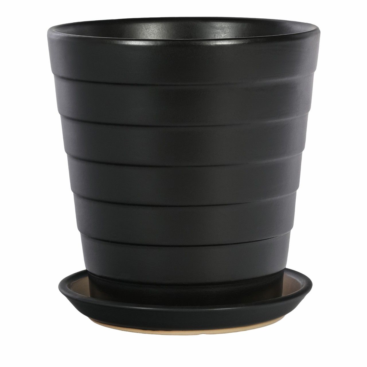 

Цветочное кашпо Shine Pots антрацит 1 шт., Черный