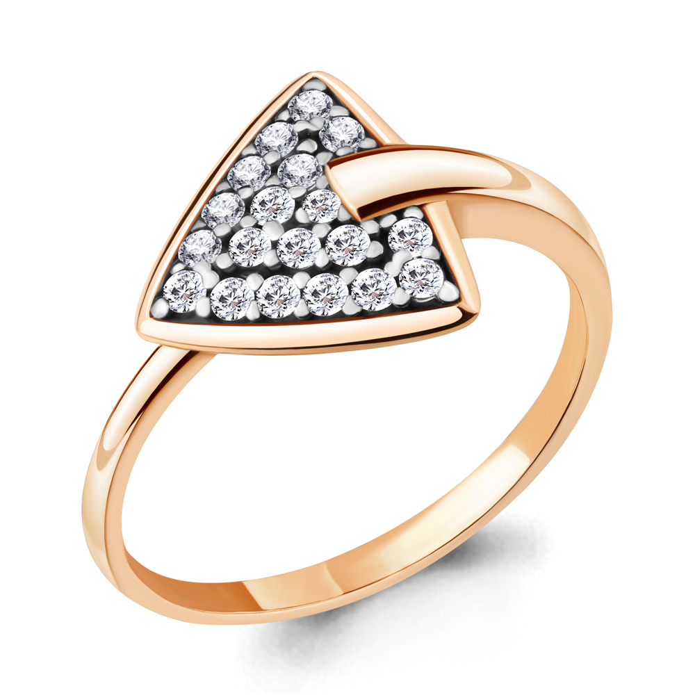 

Кольцо из серебра р. , AQUAMARINE 68753А_925_з, 68753А_925_з