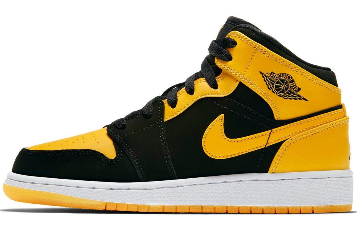 

Кеды унисекс Jordan Air Jordan 1 Mid GS разноцветные 35.5 EU, Разноцветный, Air Jordan 1 Mid GS