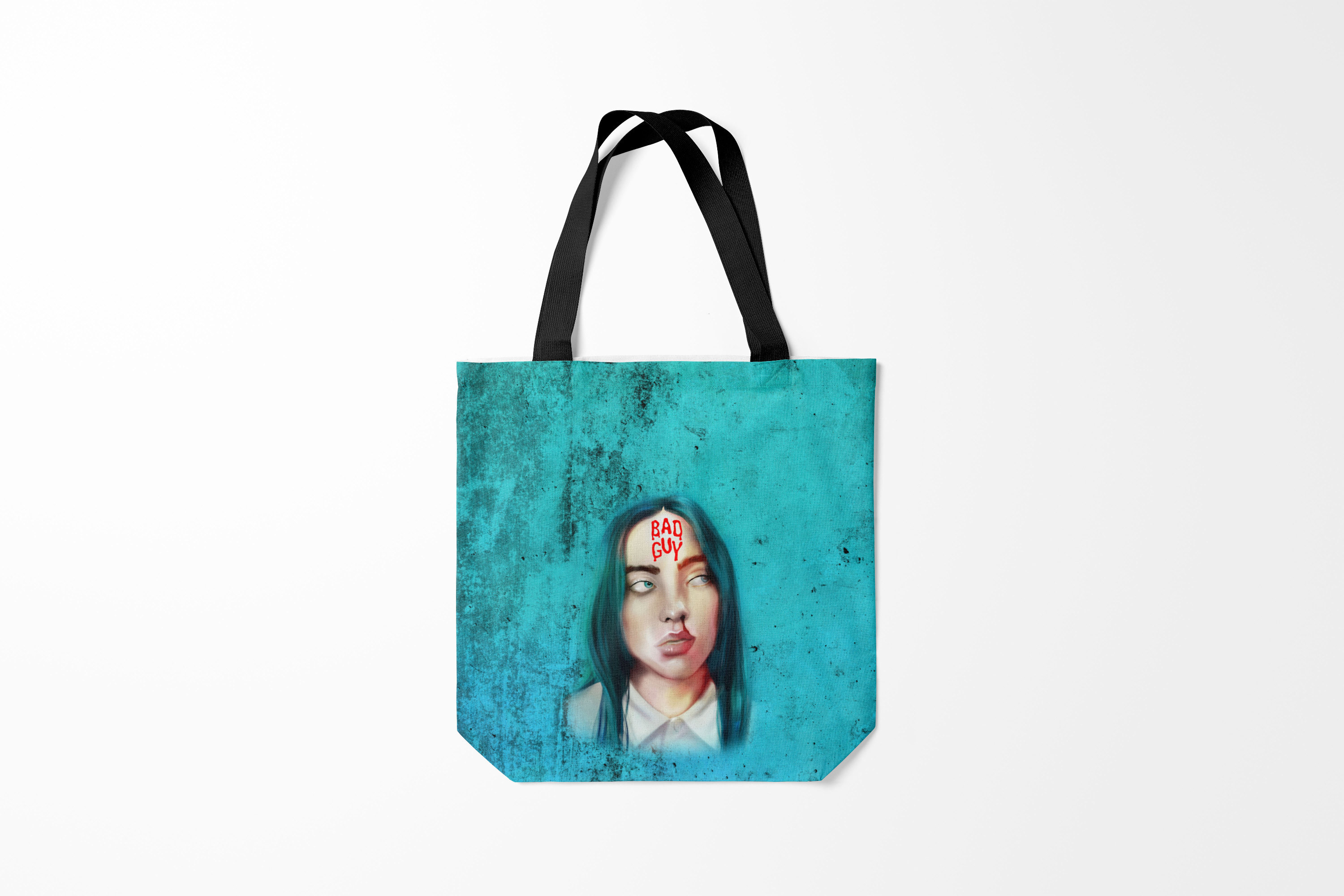 

Сумка шoппер унисекс Burnettie Billie Eilish BAD GUY Z, разноцветный, Billie Eilish BAD GUY Z