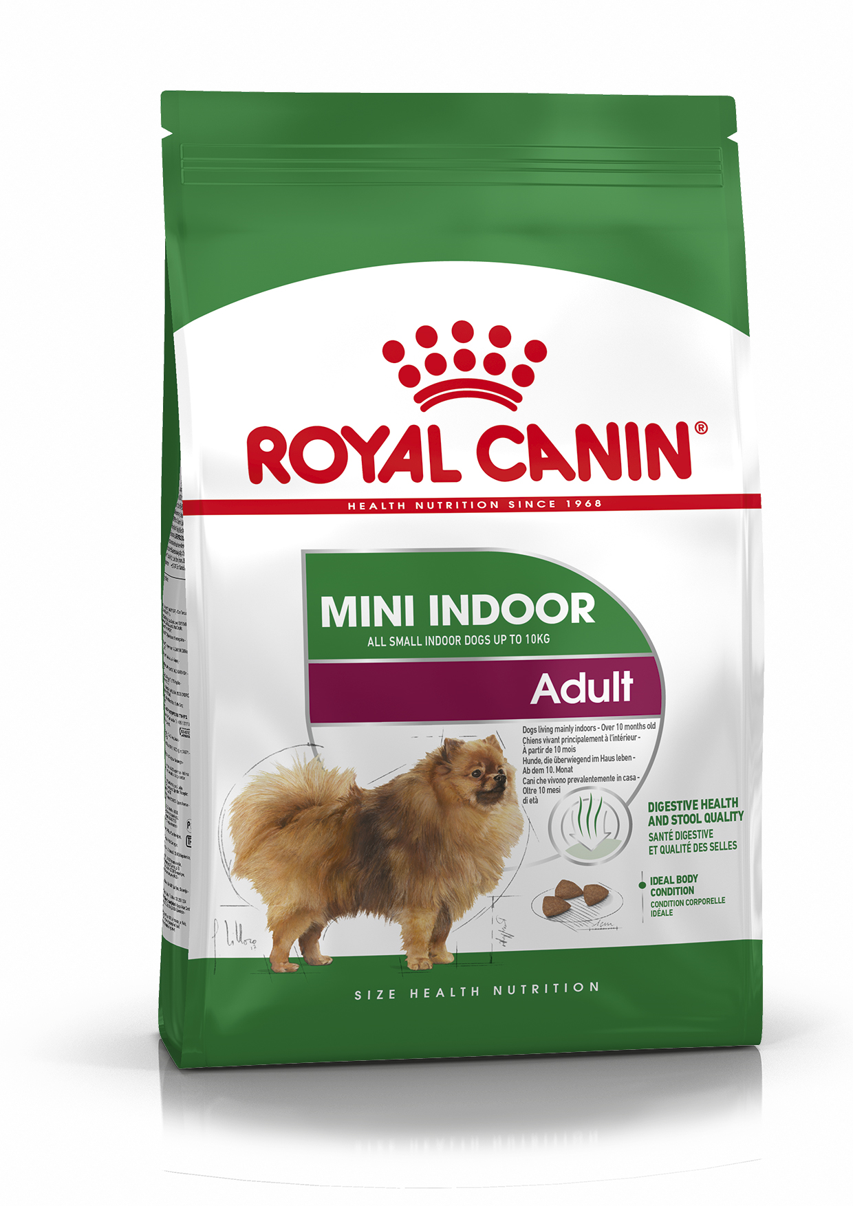 фото Сухой корм для собак royal canin adult indoor life, рис, птица, 0.5кг