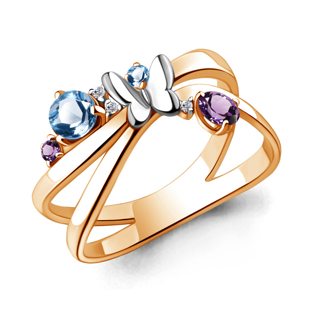 

Кольцо из серебра р. , AQUAMARINE 6571830_925_з, 6571830_925_з