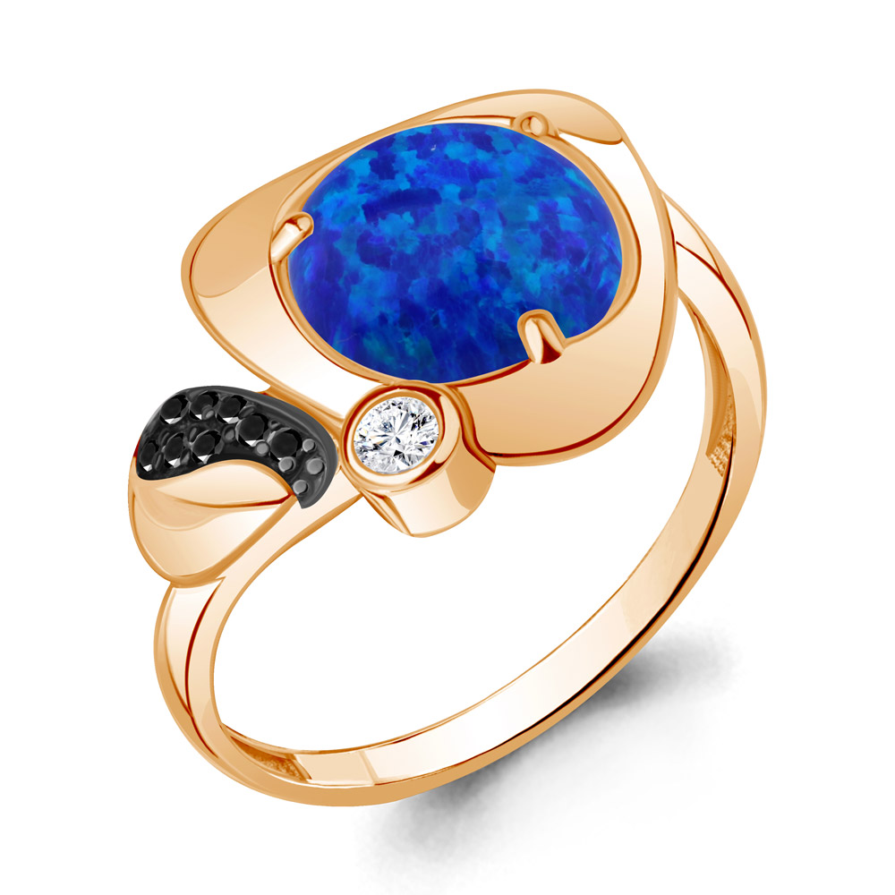 

Кольцо из серебра р. , AQUAMARINE 6599595Ч_925_з, 6599595Ч_925_з