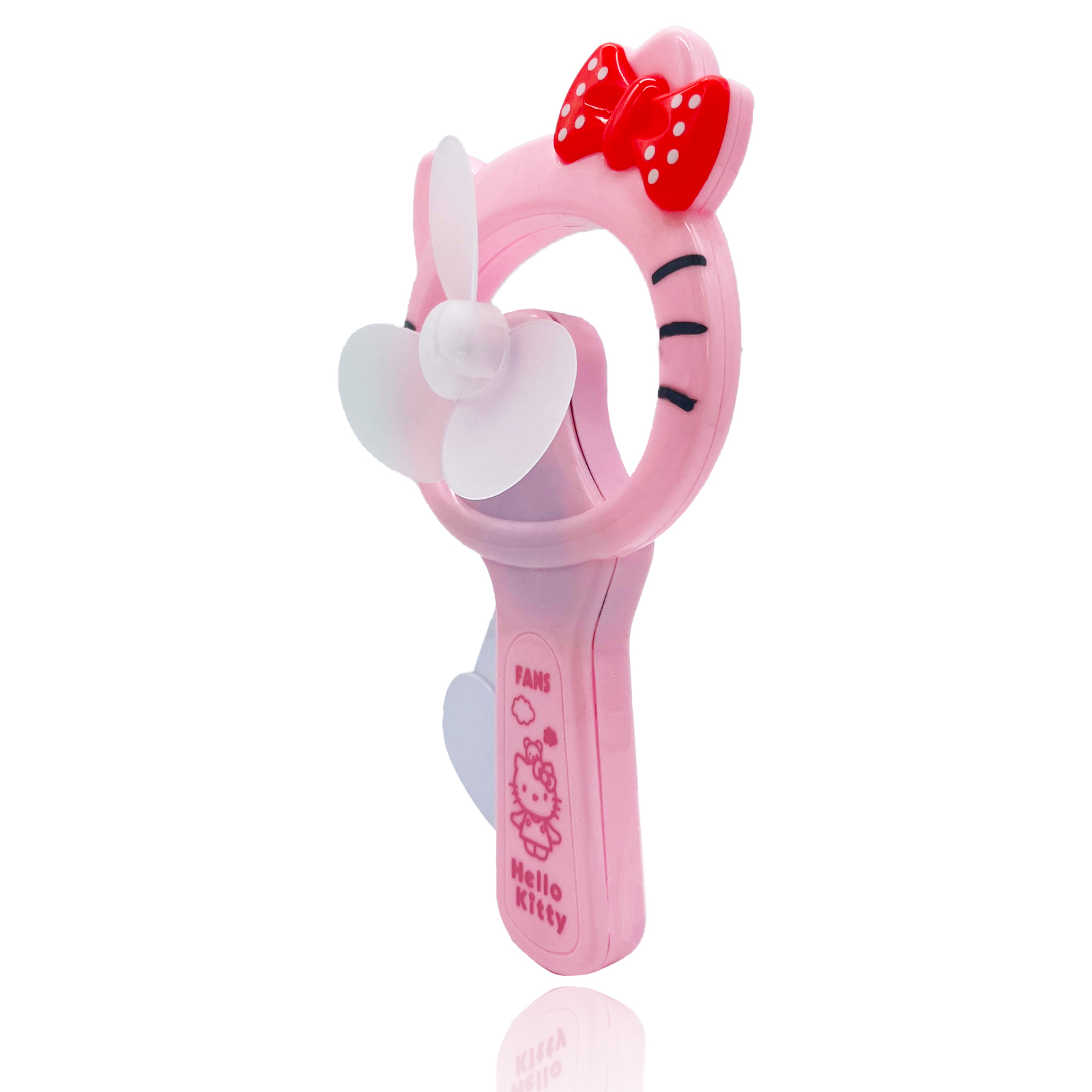 Детский ручной вентилятор Market toys lab с Китти Hello Kitty розовый 20 см