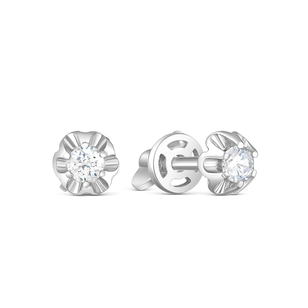 

Серьги из серебра с фианитом UVILERS ZS97806, ZS97806