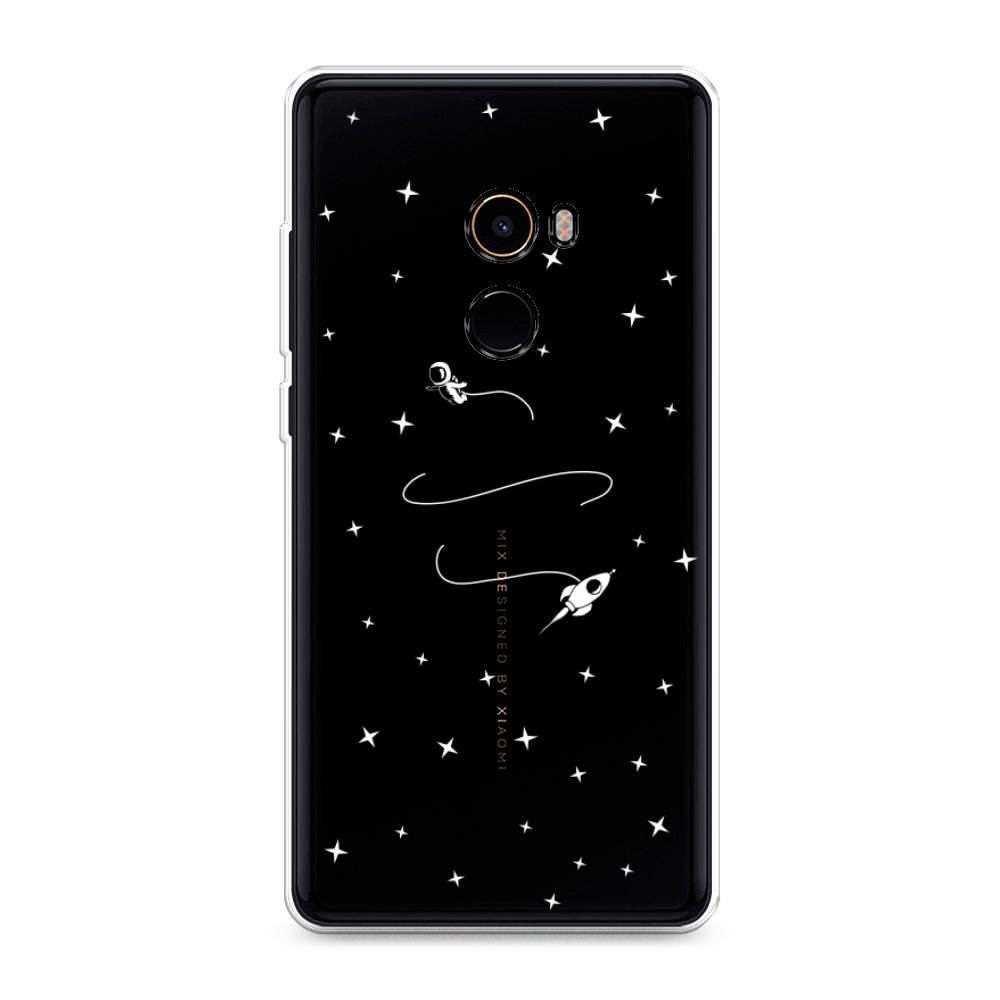 

Чехол на Xiaomi Mi Mix 2 "Полет вокруг луны", Белый;серый;черный, 32550-2