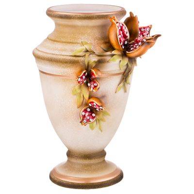 Ваза декоративная керамическая “Гранаты” Stella 34 см 341-225