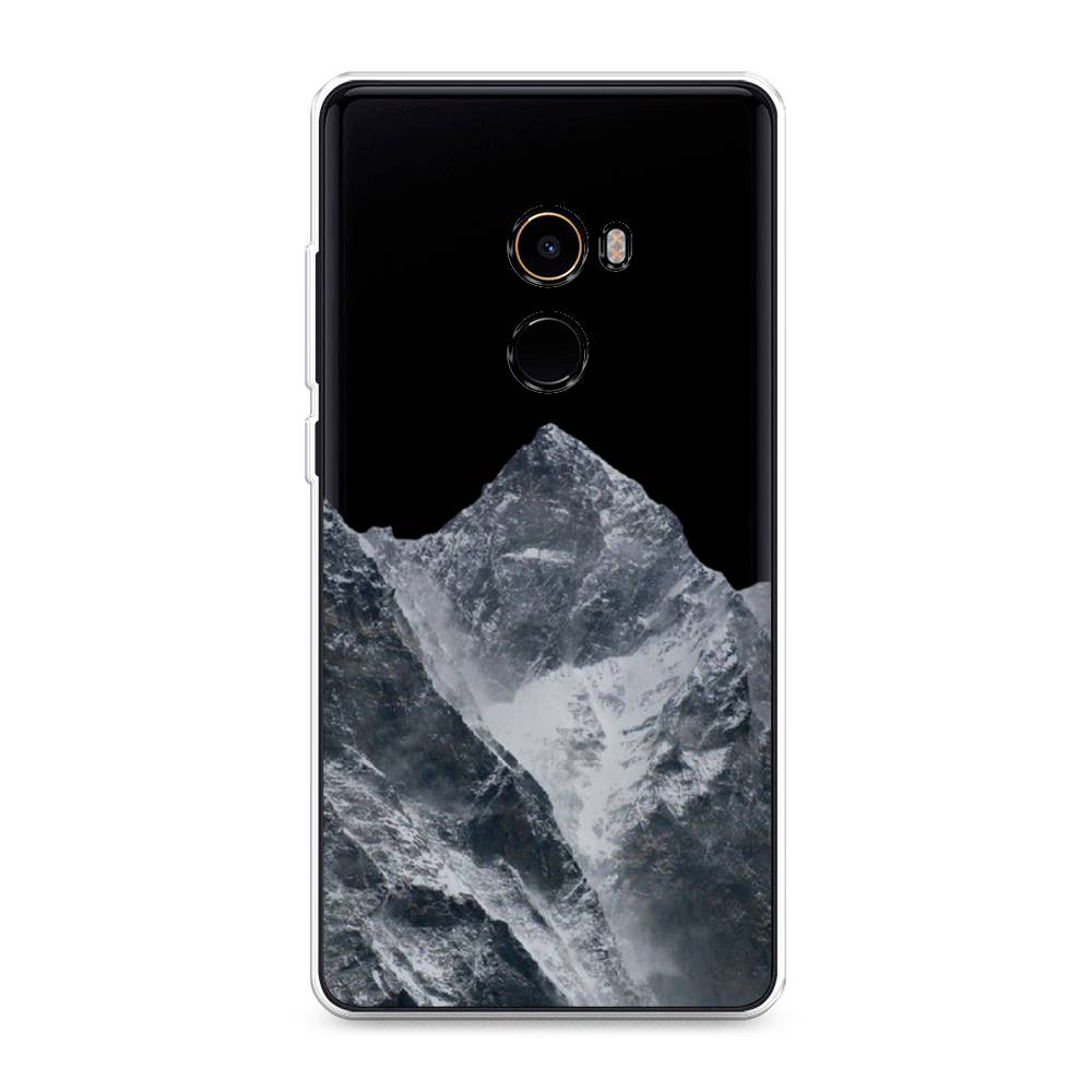

Чехол на Xiaomi Mi Mix 2 "Горы арт 4", Серый;бежевый, 32550-2
