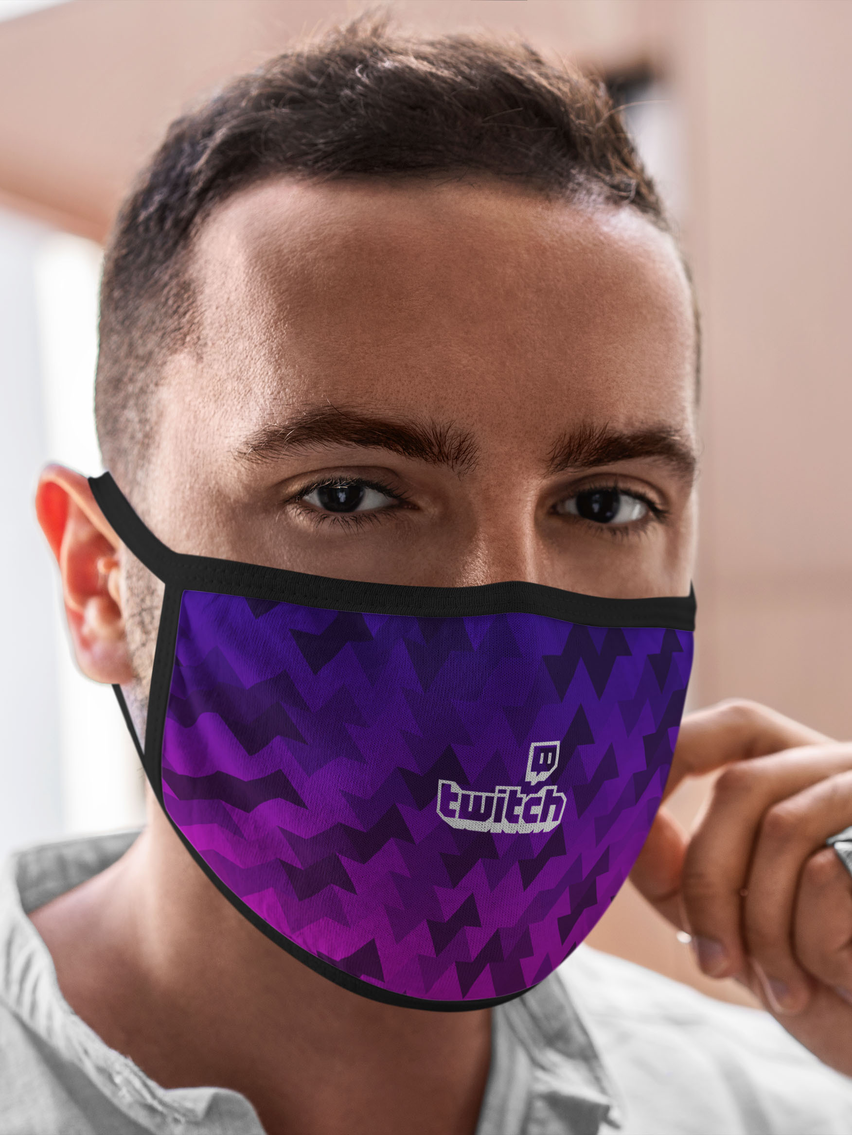 

Многоразовая маска унисекс Burnettie Модные Twitch, Разноцветный, Модные Twitch