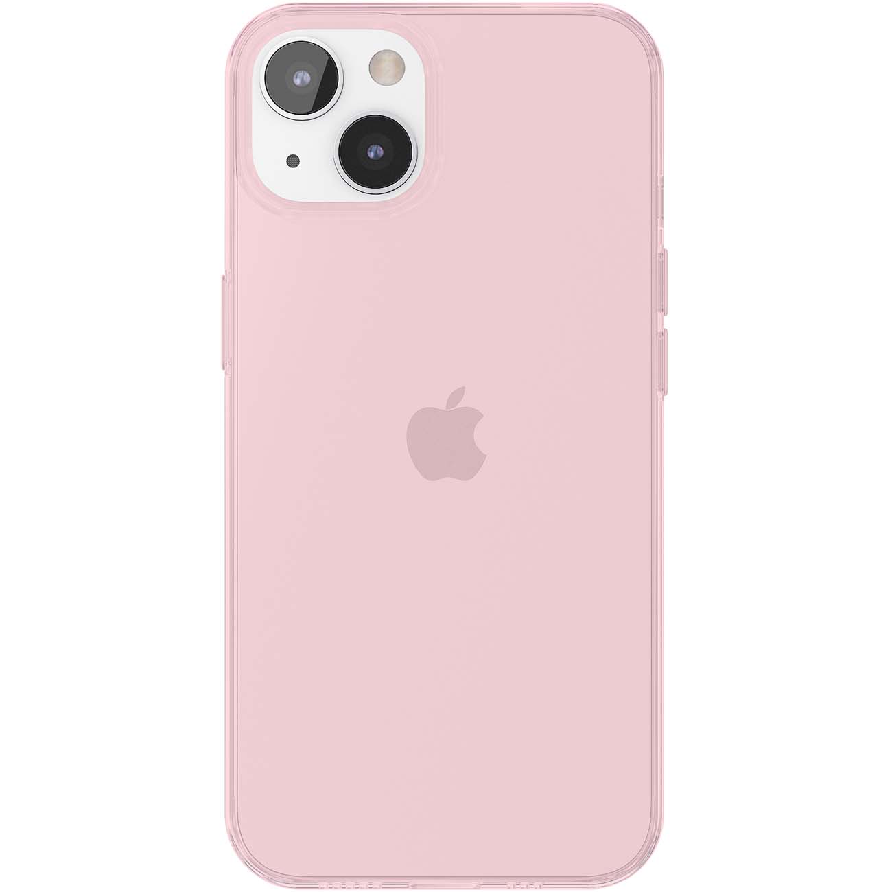 фото Чехол deppa gel plus iphone 13 розовый-прозрачный (87933)