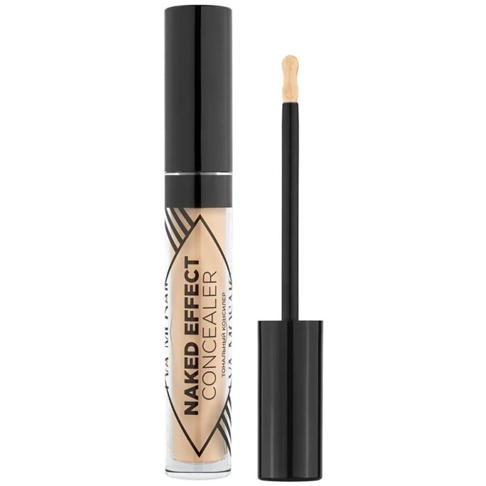 консилер eva mosaic eyes face concealer spf 25 светло бежевый Тональный консилер для лица Eva Mosaic Naked Effect Concealer тон 02