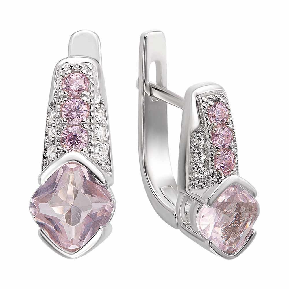 

Серьги из серебра с фианитом 585Gold 702010057, 702010057