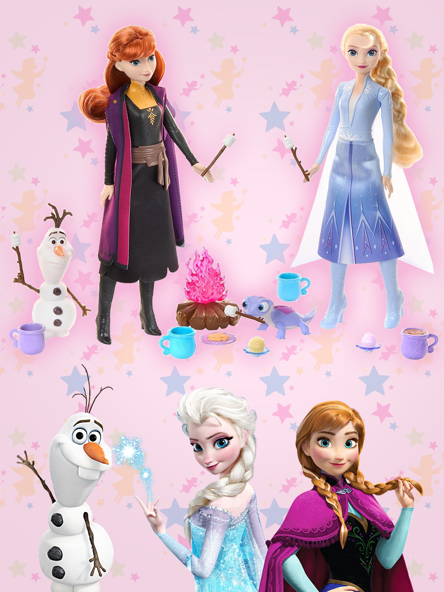 Игровой набор Холодное сердце Disney Frozen - Замок Эльзы из мультфильма, с фигурками Анны