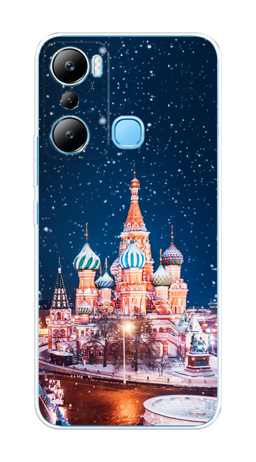 

Чехол на Infinix HOT 20i "Москва 1", Коричневый;синий;белый, 3102950-1