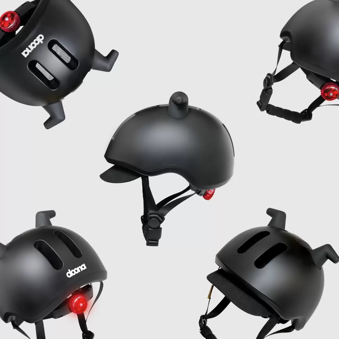 Шлем велосипедный детский Doona Liki Helmet 45-50 см черный 4508₽