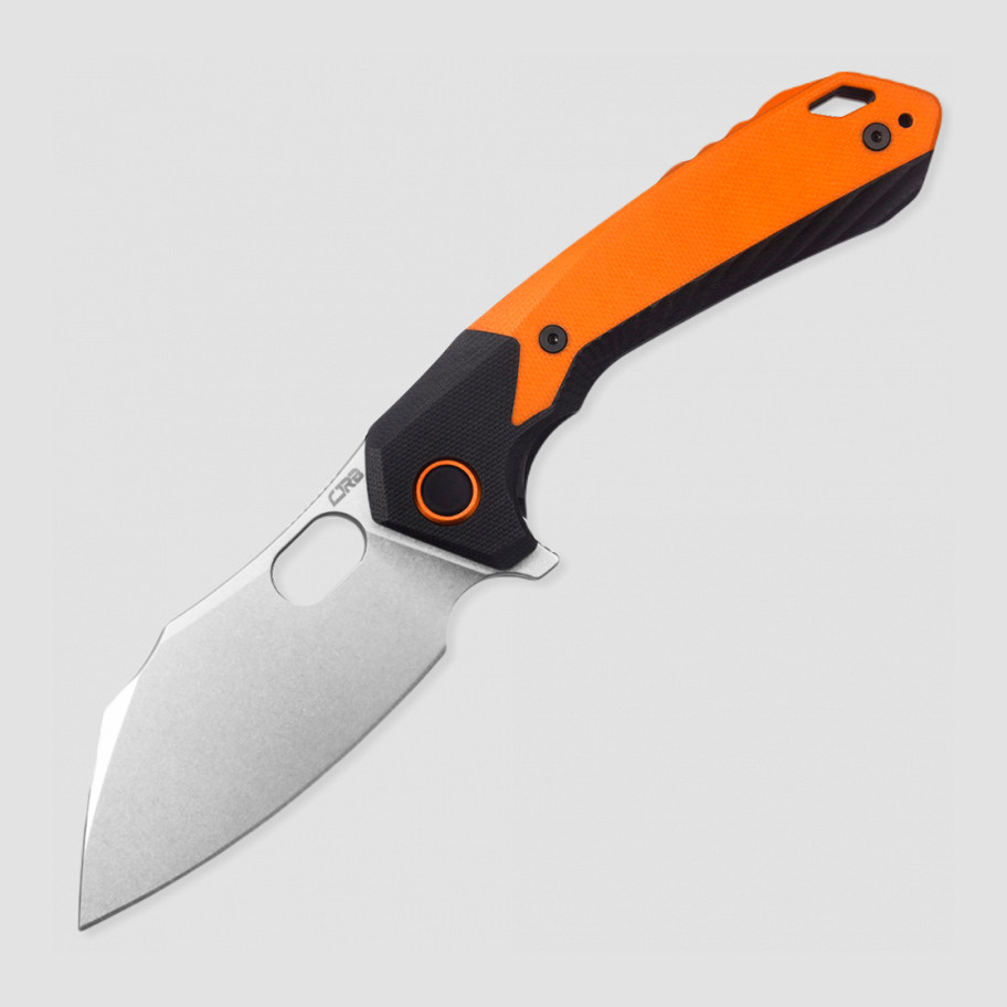 Нож складной CJRB, Caldera, длина клинка: 8,9 см, оранжевый