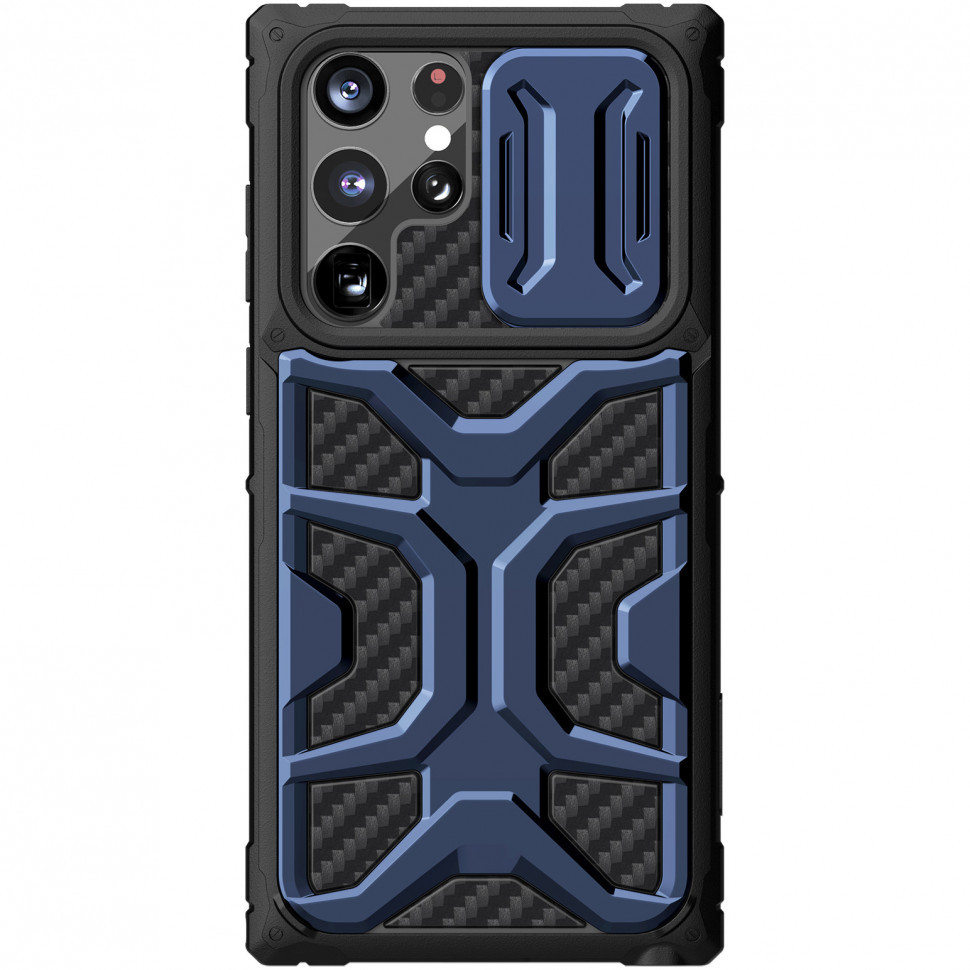 фото Чехол nillkin adventurer case для galaxy s22 ultra синий (6902048235618)