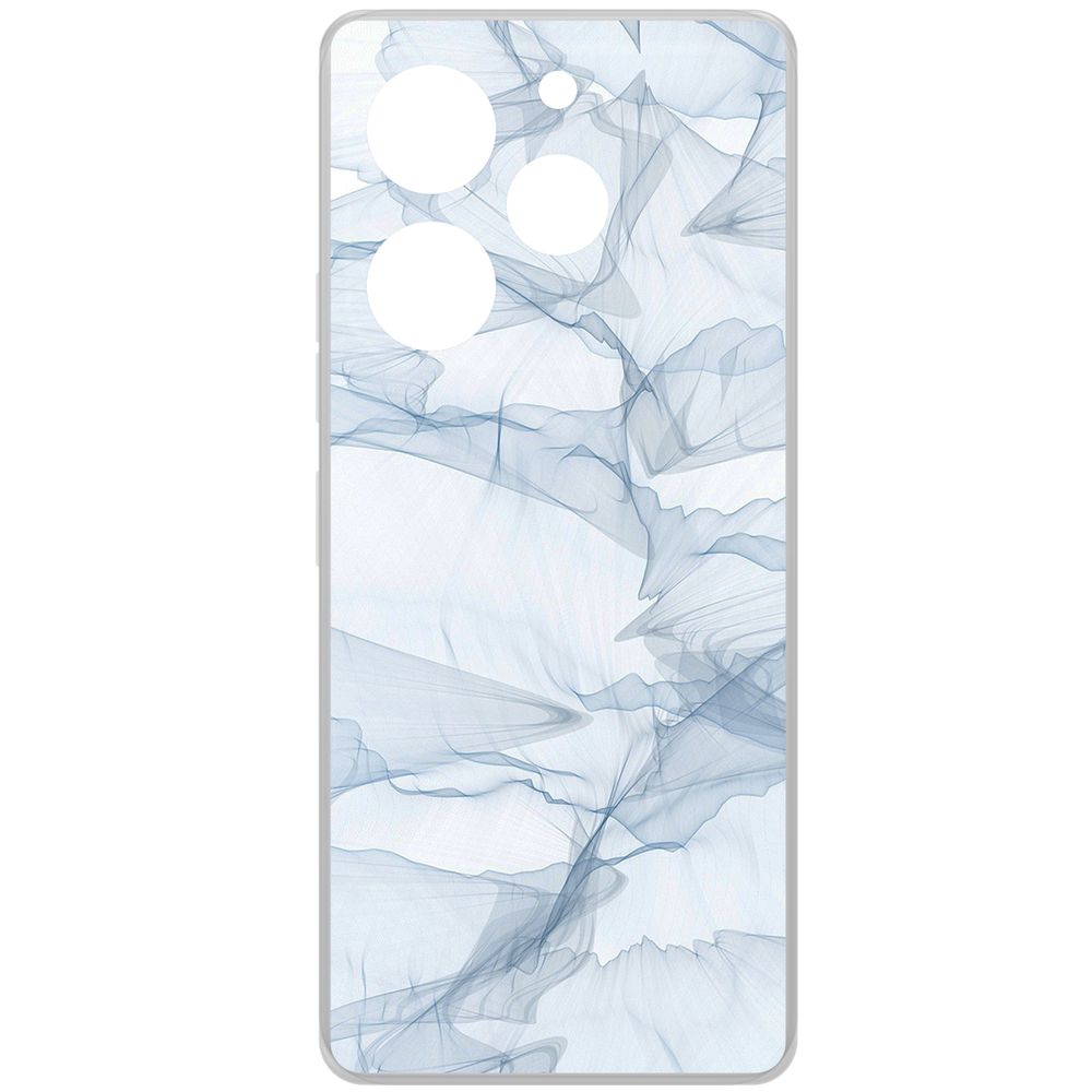 

Чехол-накладка Krutoff Clear Case Абстракт 10 для TECNO Pova 6 Pro, Прозрачный