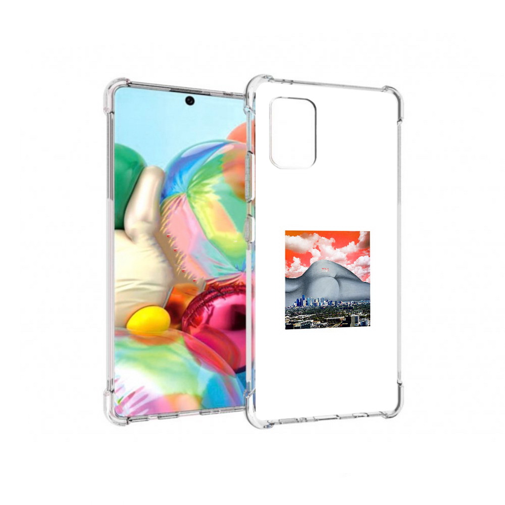 Чехол MyPads Tocco для Samsung Galaxy A71 город с девушкой на фоне (PT226912.529.297)
